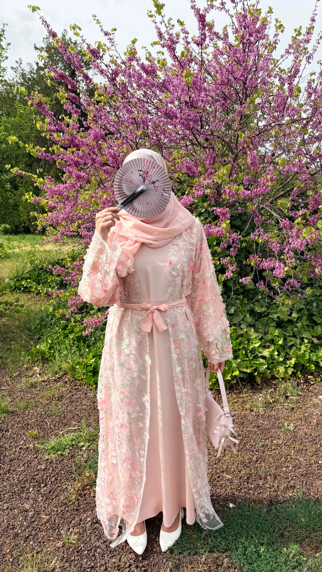 Abaya Laurier Rose Miyabia