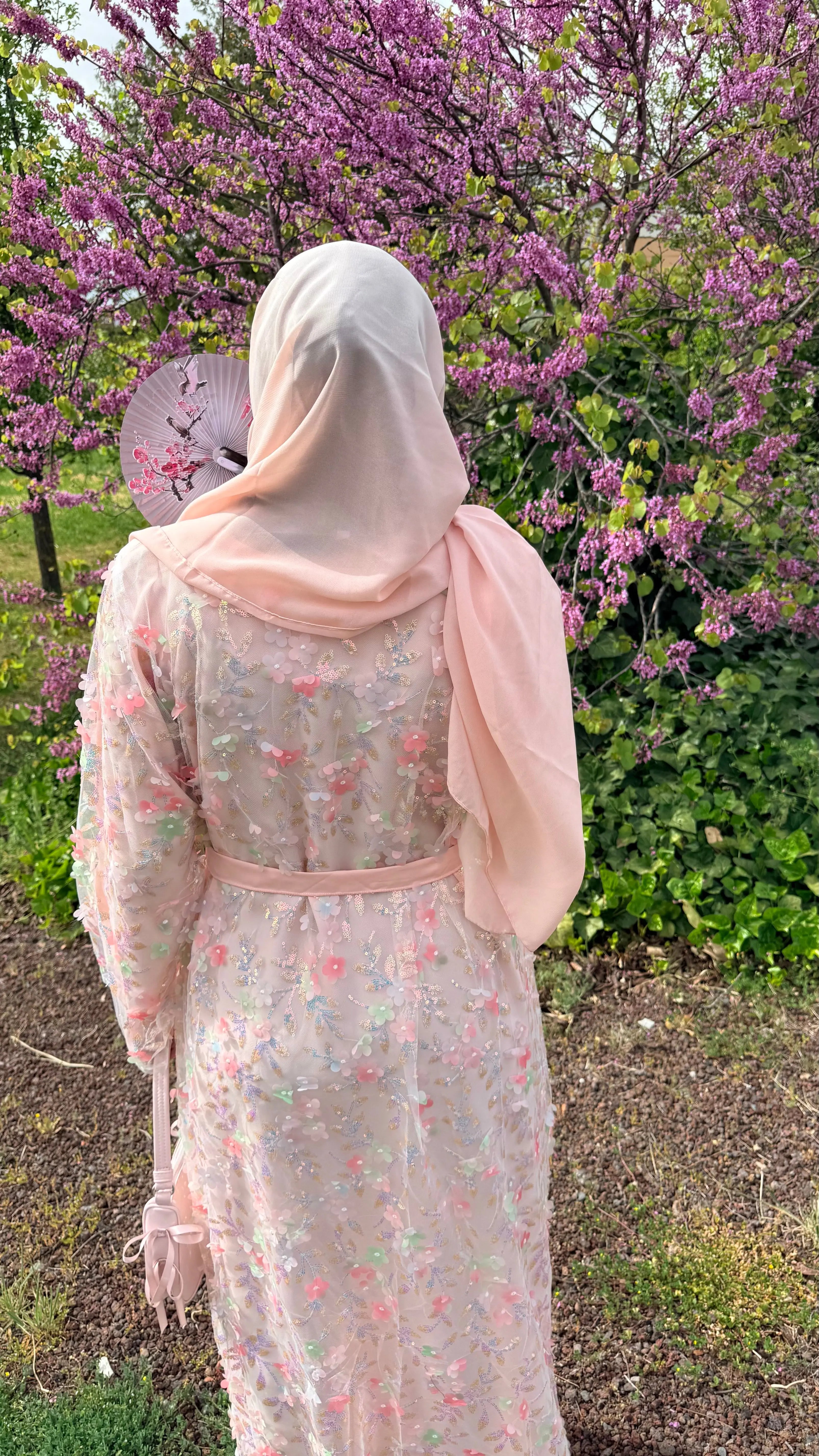Abaya Laurier Rose Miyabia