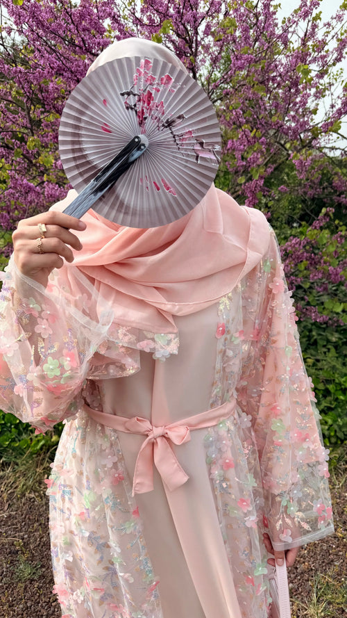 Abaya Laurier Rose Miyabia